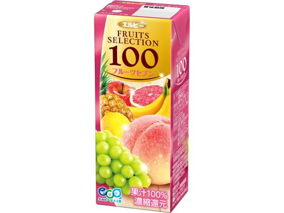 エルビー フルーツセレクション フルーツセブン100% 200ml 通販
