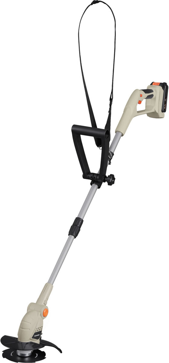 アイリスオーヤマ 充電式グラストリマー 18V タイプC充電 刈込幅160mm