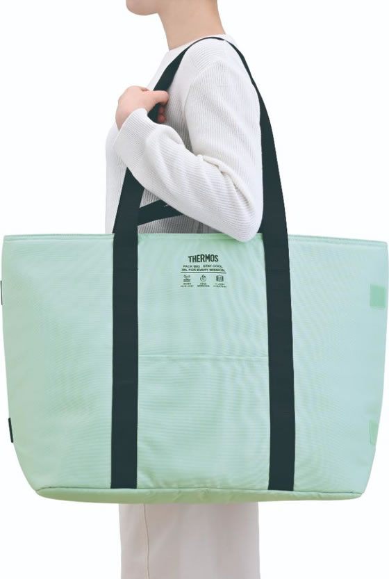 サーモス THERMOS 保冷ビッグトートバッグ 36L 大容量 ミントグリーン