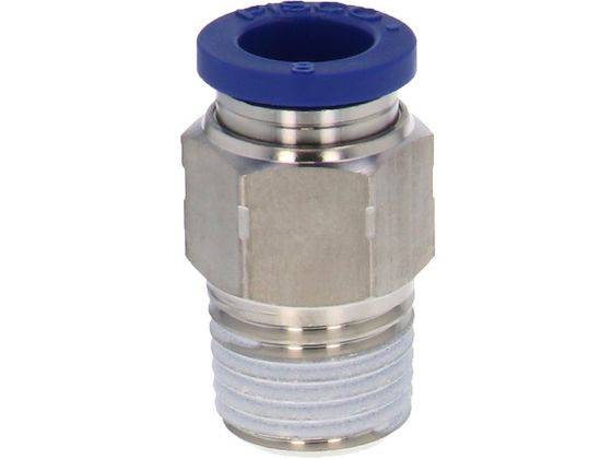 PISCO SUS304p`[utBbeBO Xg[g KOa8mm ڑaR1 4 PC8-02SUS