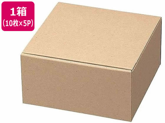 ヤマニパッケージ お好みBOX2 ギフトボックス正方 140×140×70 10枚×5袋