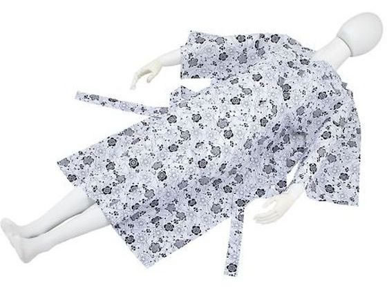 アズワン ご遺体用寝巻き かぶせるタイプ 婦人 M 7-9793-03 通販