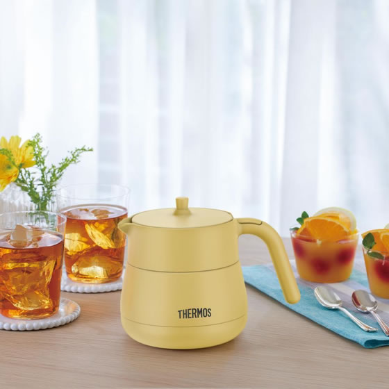 サーモス 真空断熱ティーポット 470mL 保温 保冷 ベージュ TTE-450 BE