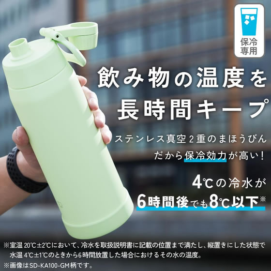 象印マホービン ステンレスクールボトル 水筒 0.75L 保冷専用 食洗機