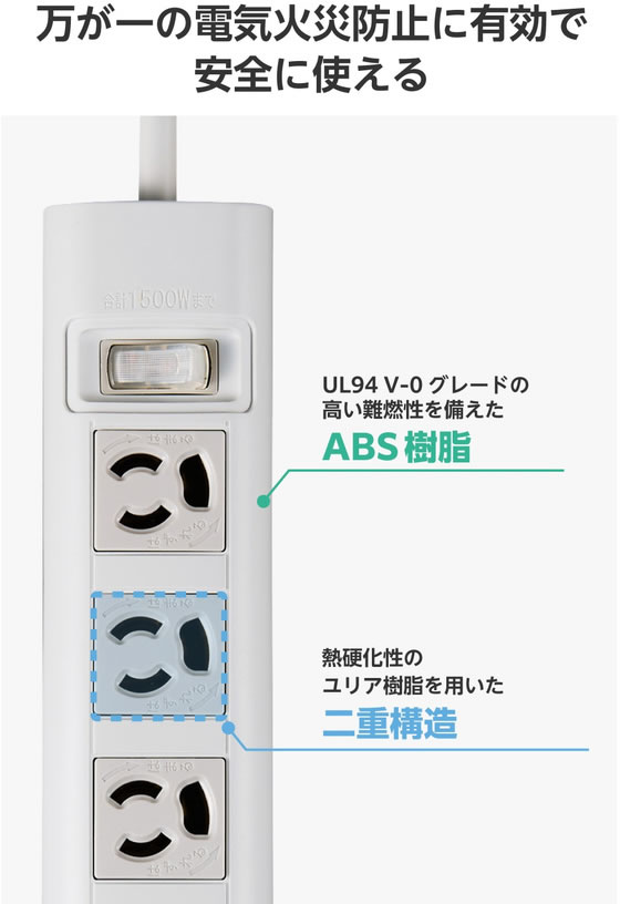 エレコム 雷ガードタップ 3ピン10個口 スイッチ付 3m T-Y133DA 通販