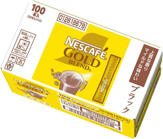 ネスレ ネスカフェ ゴールドブレンド スティック ブラック 100本 通販