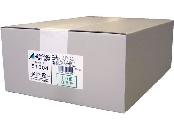 �G�[���� �}���`�J�[�h A4 10�� ���h�J�[�h 500�V�[�g 51004