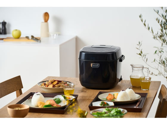 アイリスオーヤマ ジャー炊飯器 10合 ブラック RC-BMA10-B 通販
