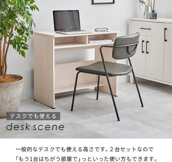 萩原 ダイニングチェア ライトグレー 2脚セット MC-8651LGY 通販