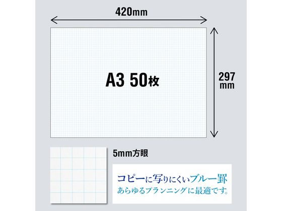 akikoオーダーページ Amazon.co.jp: オキナ 方眼紙 プロジェクトペーパー A3 5mm方眼