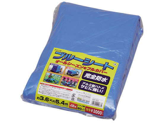 ブルーシート　新品　♯3000　3.6*5.4 3000ブルーシート 3.6m×5.4m 1枚 レジャーシート 送料無料 : Oochi