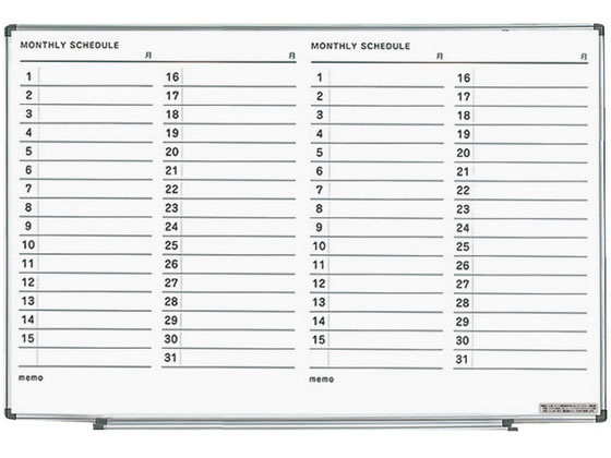 �R�N�� �z���C�g�{�[�h �y�ʃ^�C�v ���s�� ������ �L��W870�~H570mm 2.7kg FB-SL23MW