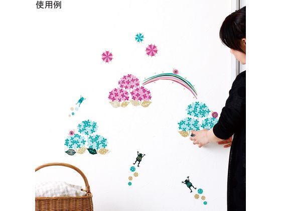 �T���R�[�}�[�N�H�� �G�߂̃E�H�[���X�e�b�J�[ �傫�Ȃ������� 8-346-05