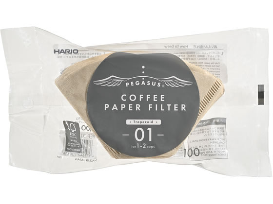 HARIO �y�K�T�X�R�[�q�[�y�[�p�[�t�B���^�[ 01M 100�� PEF-01-100M