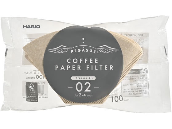 HARIO �y�K�T�X�R�[�q�[�y�[�p�[�t�B���^�[ 02M 100�� PEF-02-100M