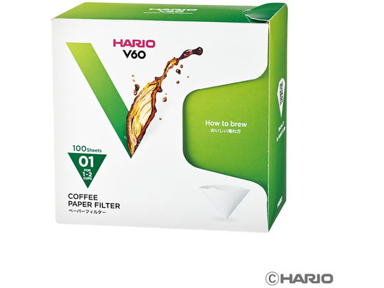 HARIO V60�p�y�[�p�[�t�B���^�[ W 100������ VCF-01-100WK