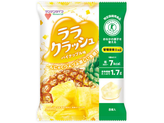マンナンライフ 蒟蒻畑 ララクラッシュ パイナップル味 通販