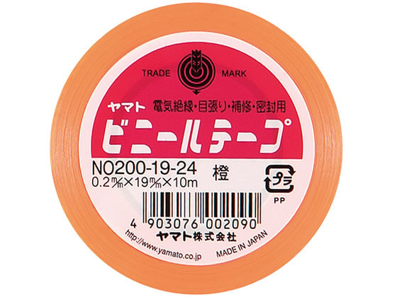 ���}�g �r�j�[���e�[�v 19�~���n�o 10m �I�����W NO200-19-24