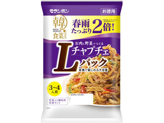 モランボン 韓の食菜 チャプチェ Lパック 3~4人前 通販【フォレスト モランボン 韓の食菜 チャプチェ Lパック 3~4人前 通販【フォレスト