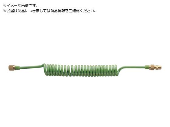 ●コイル径（ｍｍ）：５０●色：モスグリーン●ホース内径×外径（ｍｍ）：６．５ｘ１０●使用範囲（ｍ）：６●全長（ｍｍ）：１２００●コイル長（ｍｍ）：６００●最大使用寸法（ｍ）：６●外径（ｍｍ）：１０●内