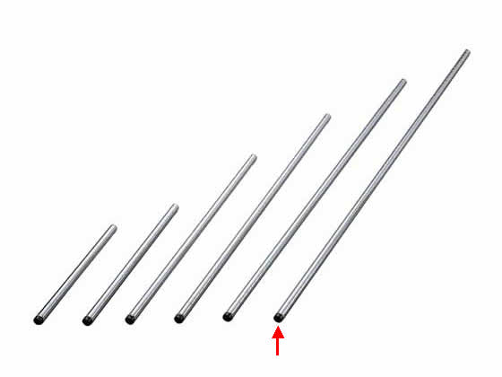 ●レギュラー用ポール●径：２５ｍｍ●長さ：１７８５ｍｍ●材質：スチール（クロムメッキ仕上げ）●注文単位：１本●お客様組立