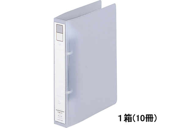 ●色：乳白●サイズ：Ａ５タテ●外寸法：縦２２０×横１７６ｍｍ●背幅：３６ｍｍ●リング内径：２５ｍｍ●収容枚数：２００枚●穴間隔：８０mmピッチ●ツイストリング●材質：表紙／ポリプロピレン（生地厚１．ｍ