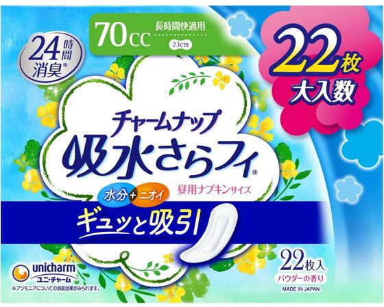 チャームナップ 吸水さらフィ 長時間快適用 70cc 22枚 通販