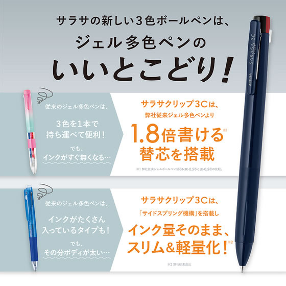 ゼブラ サラサクリップ3C 0.5 限定 ポケモン ブルーグリーン J3J5-PO