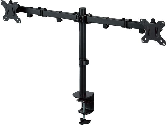 ●対応サイズ：１３〜３２インチ●耐荷重：約８．０ｋｇ（×２）●寸法：幅約９１３ｍｍ×奥行約１２２ｍｍ×高さ約５４８ｍｍ※突起部、クランプノブを含まず●質量：約４．３ｋｇ●色：ブラック