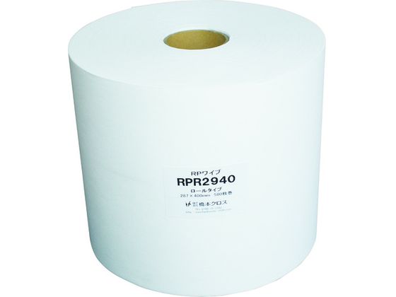 ●型番：RPR2940●入数：2巻●シートサイズ（mm）：287×400 ●ケース入数：580枚×2ロール（1160枚） ●幅（mm）：287 ●長さ（m）：232 ●色：ホワイト ●適用紙管内径（m