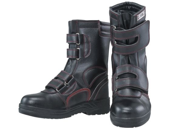 ●型番：JW775-250●色：ブラック ●寸法（cm）：25．0 ●足幅サイズ：EEEE●JSAAA種認定 ●耐圧迫性荷重：10±0．1kN ●マジックタイプ●甲部：天然牛革＋人工皮革＋アクリルジャ