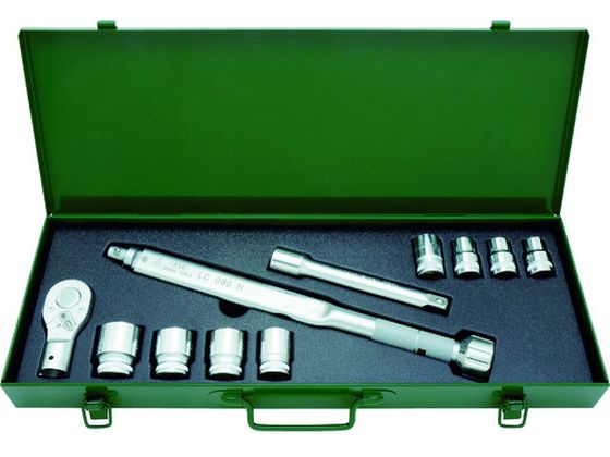 ●型番：LCV3000●入数：1S●トルク調整範囲（N・m）：20〜100 ●最小目盛（N・m）：1．0 ●差込角（mm）：12．7 ●全長（mm）：331 ●セット内容：トルクレンチLC090N、ラ
