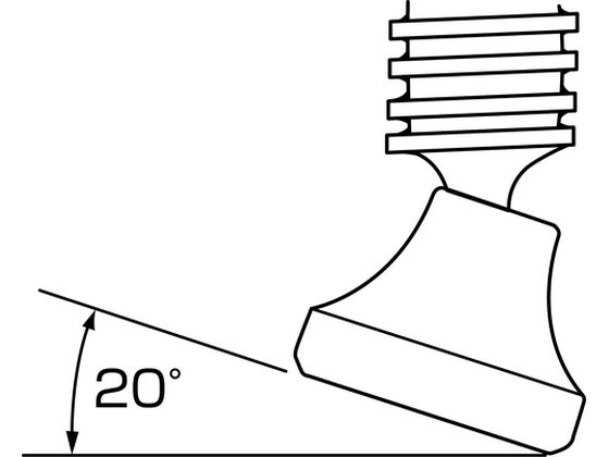 エビ L型クランプ エビ万力 バーハンドル強力型 300mm×119mm BH3012A