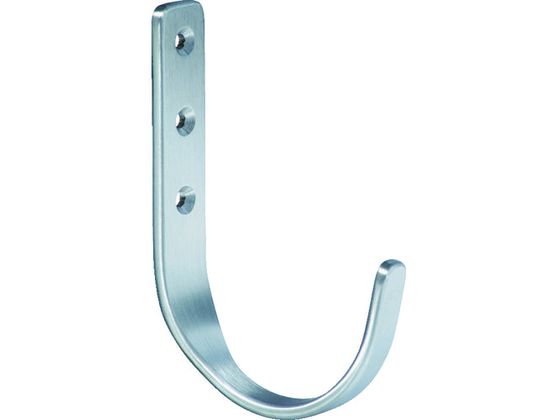 ●型番：JH-175-HL●A（mm）：26 ●D（mm）：18 ●H（mm）：175 ●L（mm）：241 ●厚さ（mm）：6 ●取付穴数（個）：3 ●表面仕上：ヘアライン ●吊下荷重（kgf）：5