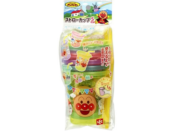 ●本体サイズ：７８×７８×８８Ｈｍｍ●材質：ポリプロピレン●容量：１８０ｍＬセット内容：本体４個、ストロー４本●耐熱温度：６０度●耐冷温度：−２０度●生産国：中国●４色４柄なのでお子様が飽きません。お