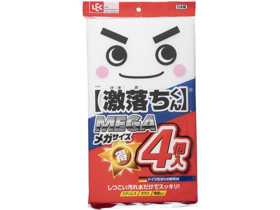 ●本体サイズ：約１８０×２９×３１０Ｈｍｍ●材質：メラミンフォーム●生産国：日本●注文単位：１パック（４個）【使用方法】（１）カッターやはさみで使いやすい大きさにカットしてください。（２）水を含ませ、