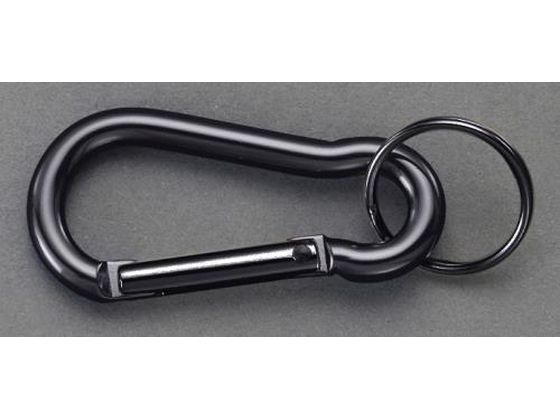 ●内寸（ｍｍ）：５１×１８●線径：６ｍｍ●開口幅（ｍｍ）：７．４●カラー：ブラック●材質：アルミ合金●リング内径（ｍｍ）：２１．６