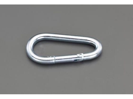 ●材質：スチール（亜鉛めっき鋼）●内寸：５６×１９ｍｍ●線径：７ｍｍ●開口：８ｍｍ●使用荷重（ｔ）：０．１８●入数：１０個●使用荷重：１８０ｋｇ