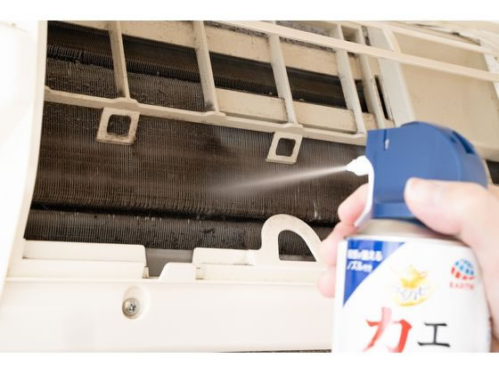 アース製薬 らくハピ エアコンカビ洗浄 プレミアウインド 通販