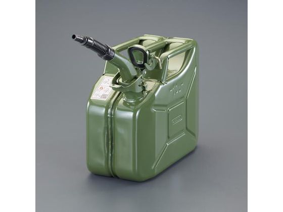 エスコ ガソリン携行缶 横型 OD色 10L EA991HB-29A 通販【フォレスト