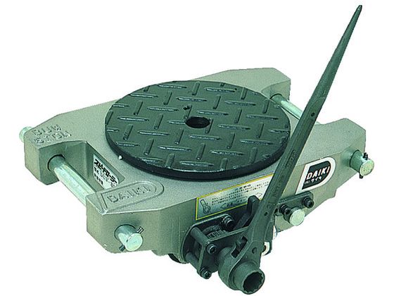 ●型番：AL-DUW-5R●使用荷重（t）：5 ●幅×全長×高さ（mm）：292×330×112 ●テーブル寸法（mm）：200 ●本体材質：アルミ●自走式 ●適合操作ハンドル：D−1000 ●ラチェ