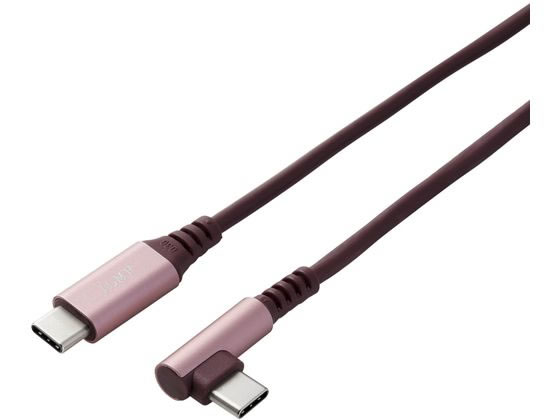●コネクター形状：ＵＳＢ Ｔｙｐｅ−Ｃ（ＴＭ）プラグ − ＵＳＢ Ｔｙｐｅ−Ｃ Ｌ字プラグ ●対応機種：ＵＳＢ Ｔｙｐｅ−Ｃポート搭載のパソコン、スマートフォン、ＡＣ充電器、モバイルバッテリーなど ●