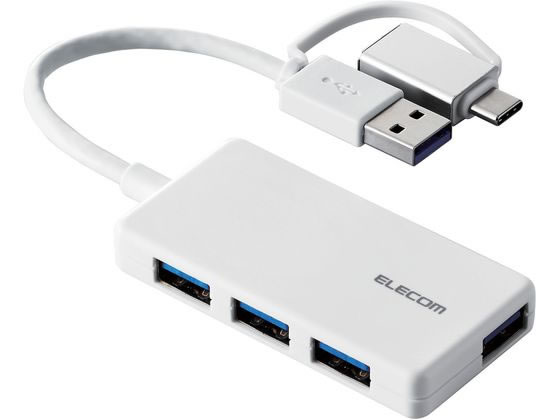 ●インターフェース：ＵＳＢ ５Ｇｂｐｓ（ＵＳＢ３．１（Ｇｅｎ１）） ●アップストリーム（パソコン側）ポート数：ＵＳＢ−Ａプラグ×１ ※ＵＳＢ Ｔｙｐｅ−Ｃ（ＴＭ）変換アダプター付き ●ダウンストリーム