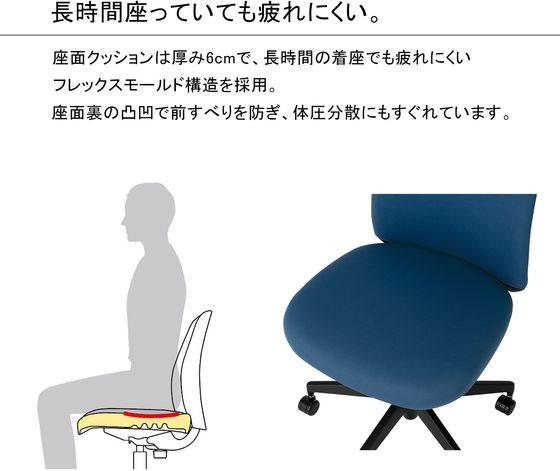 コクヨ オプティ ローバック ホワイトグレー脚 肘付 ペールテラコッタ