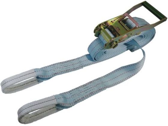 ●型番：TR050E010070●最大使用荷重（t）：1．7 ●色：ブルー ●ベルト長さ（m）巻取側：7 ●ベルト長さ（m）固定側：1 ●ベルト寸法（mm）幅×厚さ：50×2．4●ベルト：ポリエステル