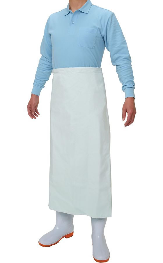 おたふく手袋 ワンタッチ前掛け 腰下 ホワイト 通販【フォレストウェイ】