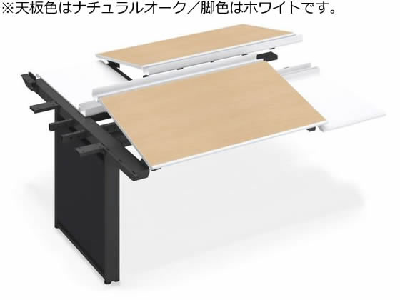 ●外寸法／幅１４００×奥行１４００×高さ７２０（１２度のとき）８３５ｍｍ●下肢空間寸法／幅１３２５×高さ６５０ｍｍ●トレー寸法／幅４００ｍｍ●天板寸法／幅１０００ｍｍ●天板厚さ／１８ｍｍ●デスクマット