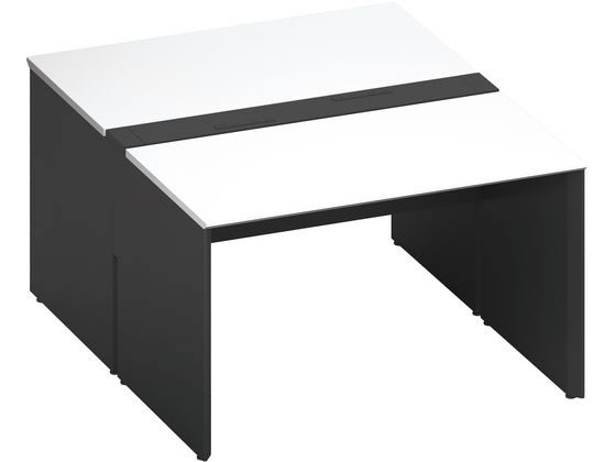●外寸法／幅１２００×奥行１６００×高さ７２０ｍｍ●下肢空間寸法／幅１１２０×高さ６９５ｍｍ●天板厚さ／２５ｍｍ●配線カバー開口寸法／ｍｍ●材質／天板：（表面材）メラミン化粧版（芯材）スチール、ハニカ
