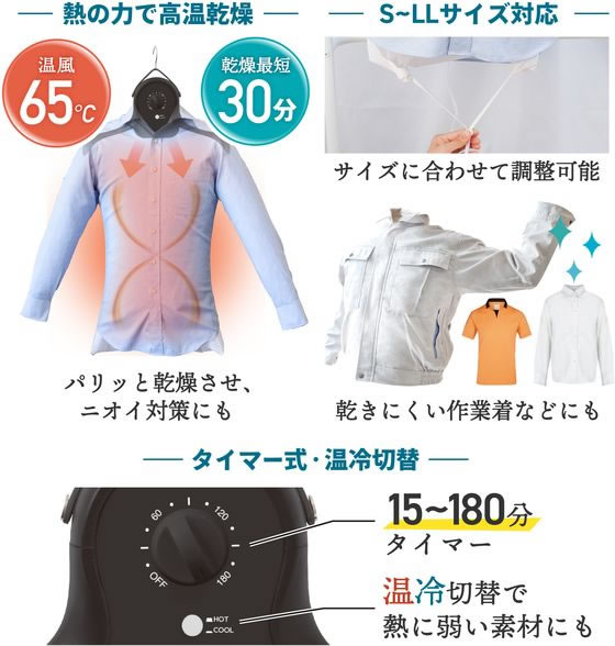 THANKO アイロンいら～ず ホワイト HRNCLSSWH 通販【フォレストウェイ】