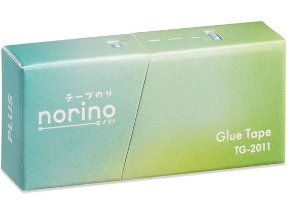 プラス ノリノ 紙ケース入りテープのり グリーン 54492／TG-2011 通販